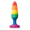 Colours Plug en silicone Rainbow 10 x 2.8 cm